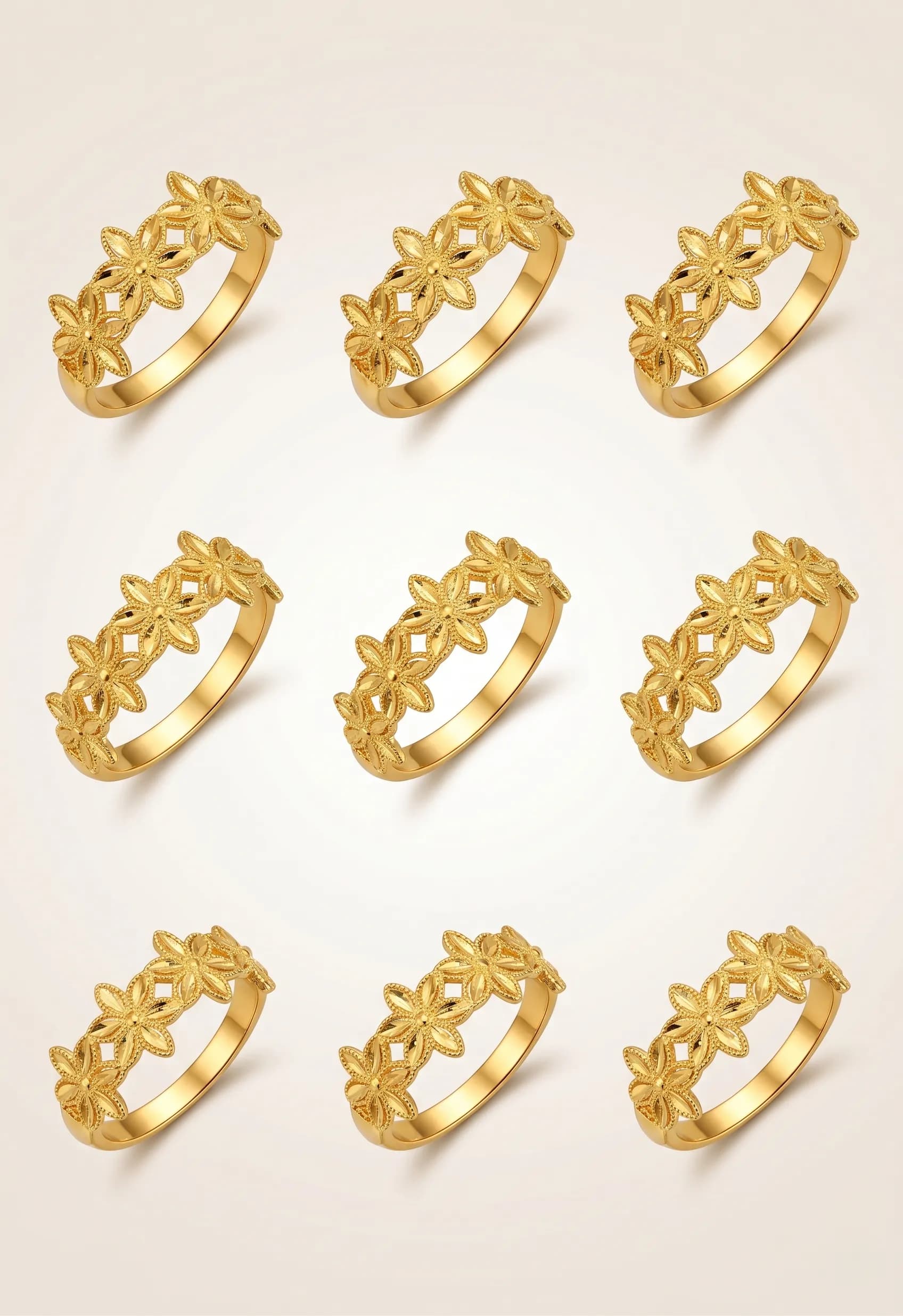 Gold ring designs collection